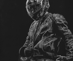 Poised for Impact, 12 x 9, Anna Festa