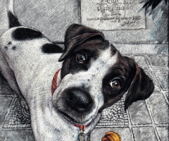 Time to Go Out, 10 x 8, Liping Zhu SSA