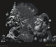 'Twas the Night Before, 8 x 10, Mark Schult SSA
