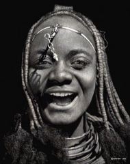 In Memory: Diana Lee - Laughing Himba Woman