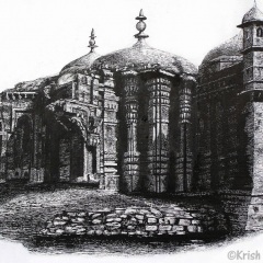 Krish Krishnan - Mosque upon Temple, Varanasi India